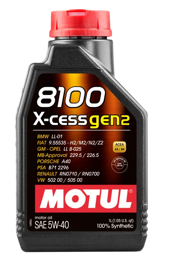 Motul 8100 xcess gen2 5w40 5 Liter